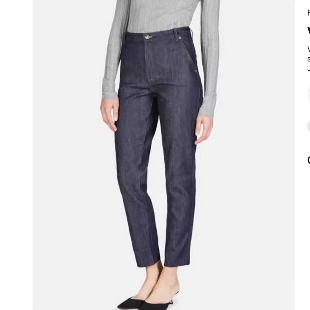 Vanessa Seward FR34 Victoire jeans tailored raw denim